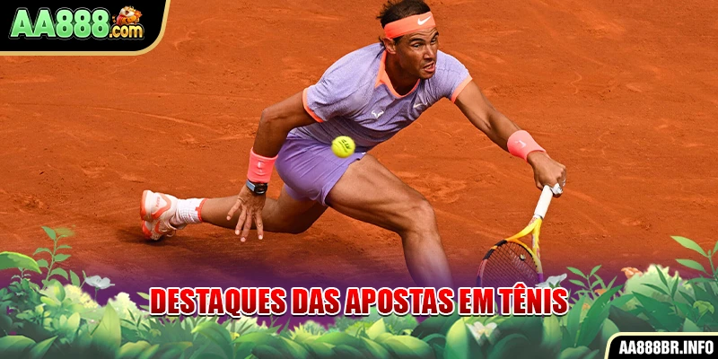 Destaques das apostas em tênis