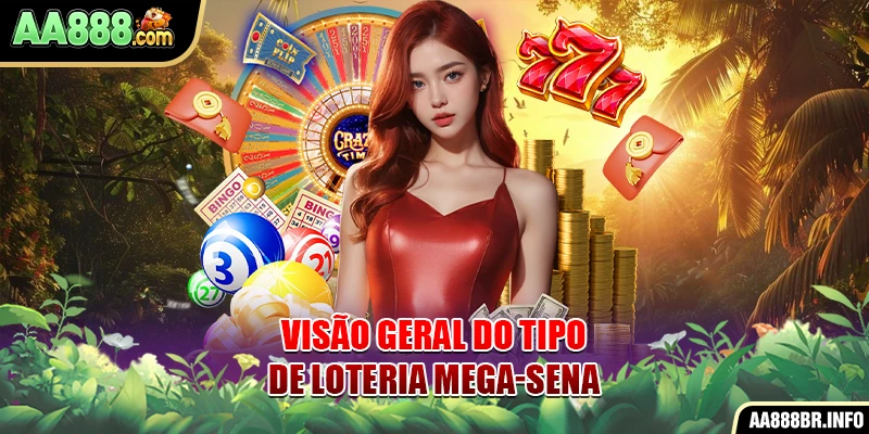 Visão geral do tipo de loteria Mega-Sena